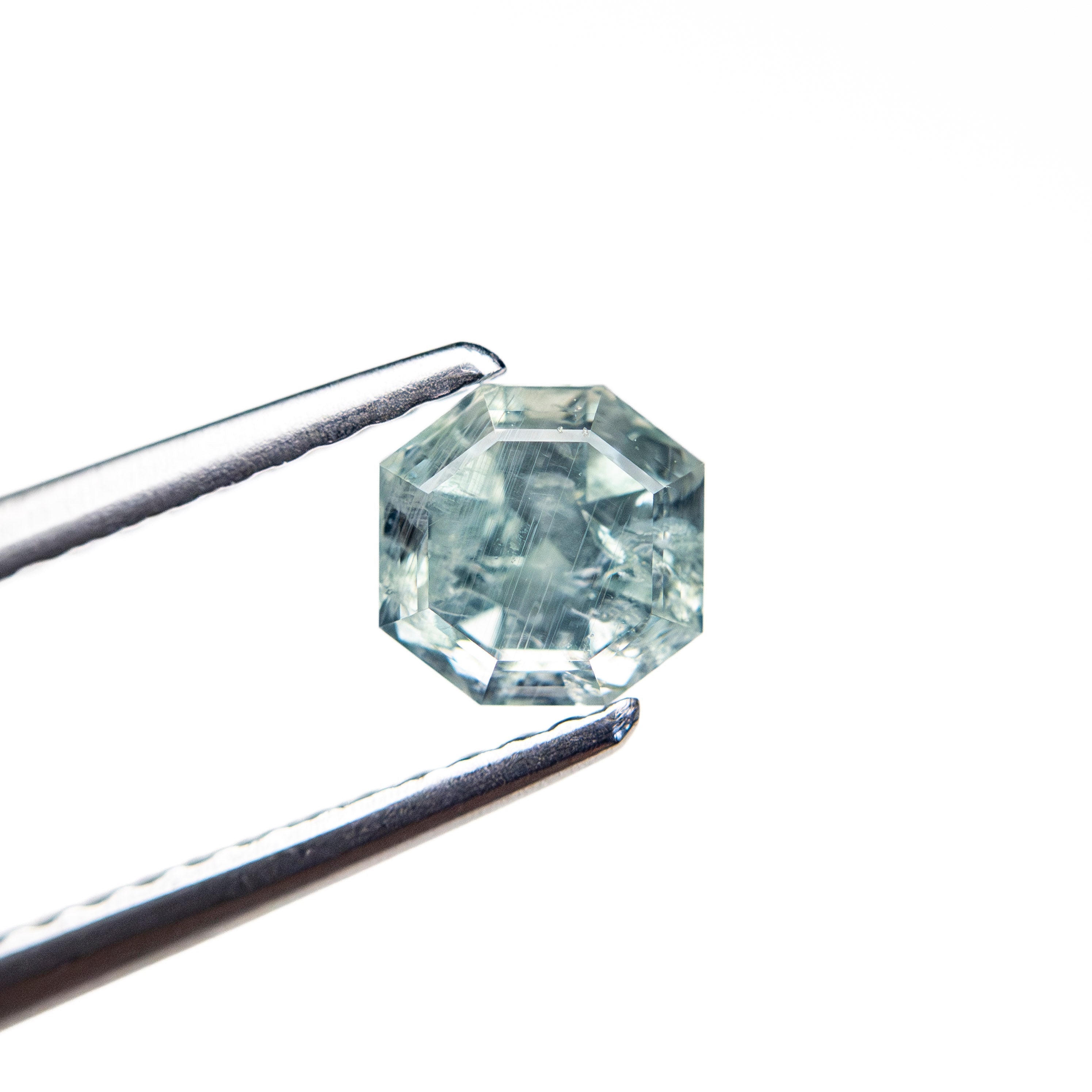 0.86ct 4.99x4.92x4.01mm Cut Corner Square Step Cut Sapphire 23903 - 14 - Lelya - bespoke engagement and wedding rings made in Scotland, UK