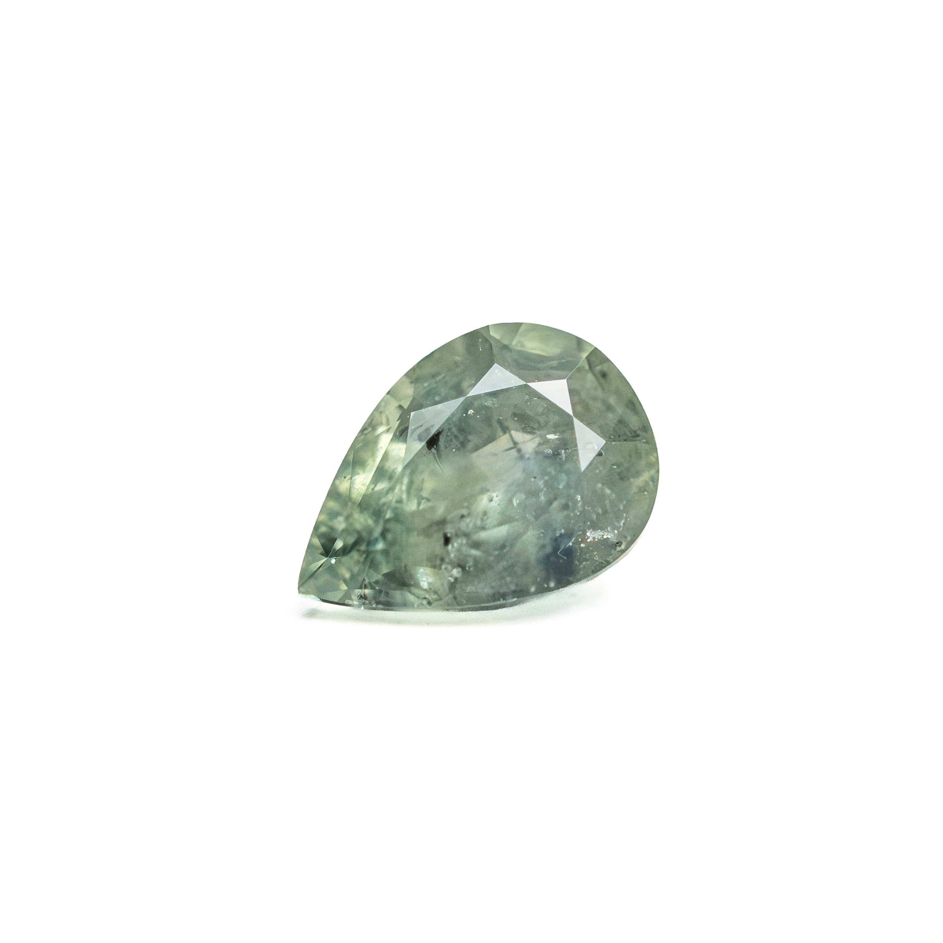 0.87ct 6.94x5.01x3.62mm Pear Brilliant Sapphire 26150-11 - Lelya - bespoke engagement and wedding rings made in Scotland, UK