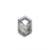 0.87ct 6.98x5.12x2.65mm Hexagon Rosecut 27539 - 11 - Lelya - bespoke engagement and wedding rings made in Scotland, UK