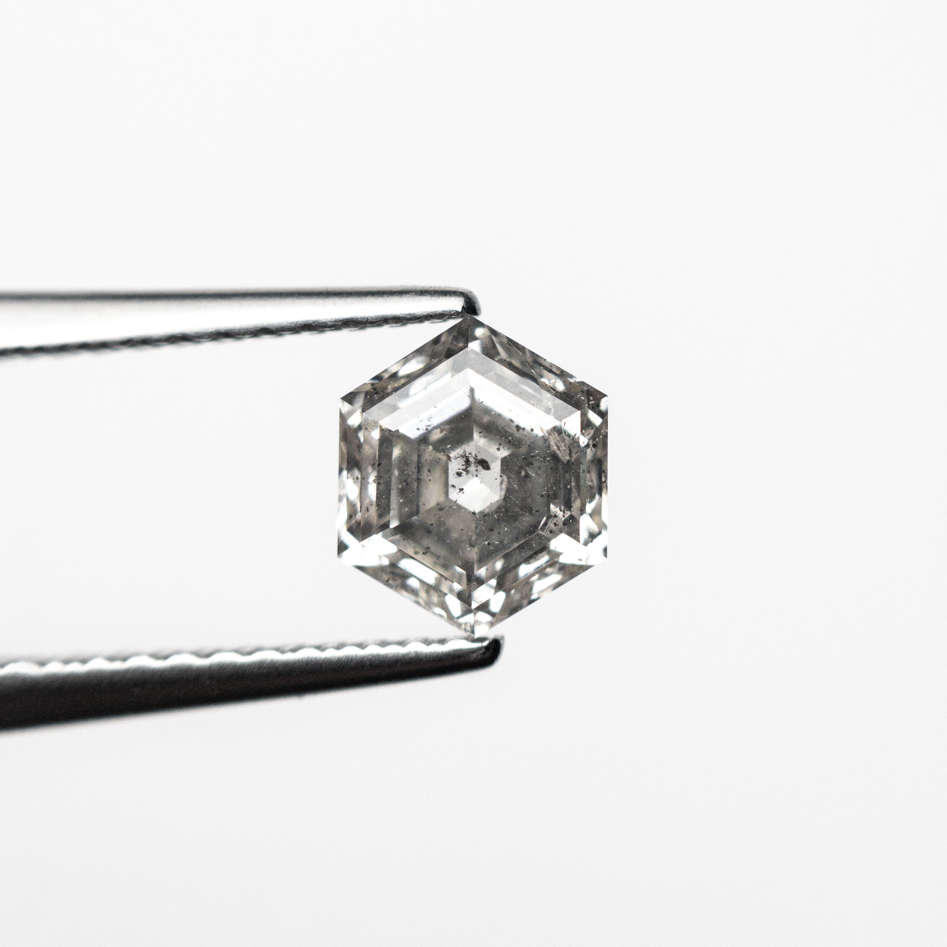 0.88ct 6.46x5.40x3.40mm Hexagon Step Cut 🇨🇦 26902 - 01 - Lelya - bespoke engagement and wedding rings made in Scotland, UK