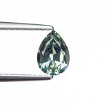 0.88ct 7.04x5.02x3.23mm Pear Brilliant Sapphire 26150-07 - Lelya - bespoke engagement and wedding rings made in Scotland, UK