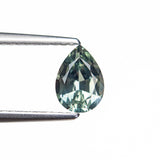 0.88ct 7.04x5.02x3.23mm Pear Brilliant Sapphire 26150-07 - Lelya - bespoke engagement and wedding rings made in Scotland, UK