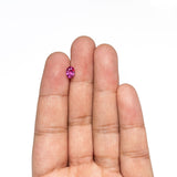 0.89ct 6.73x5.08x3.24mm Oval Brilliant Sapphire 27956 - 01 - Lelya - bespoke engagement and wedding rings made in Scotland, UK