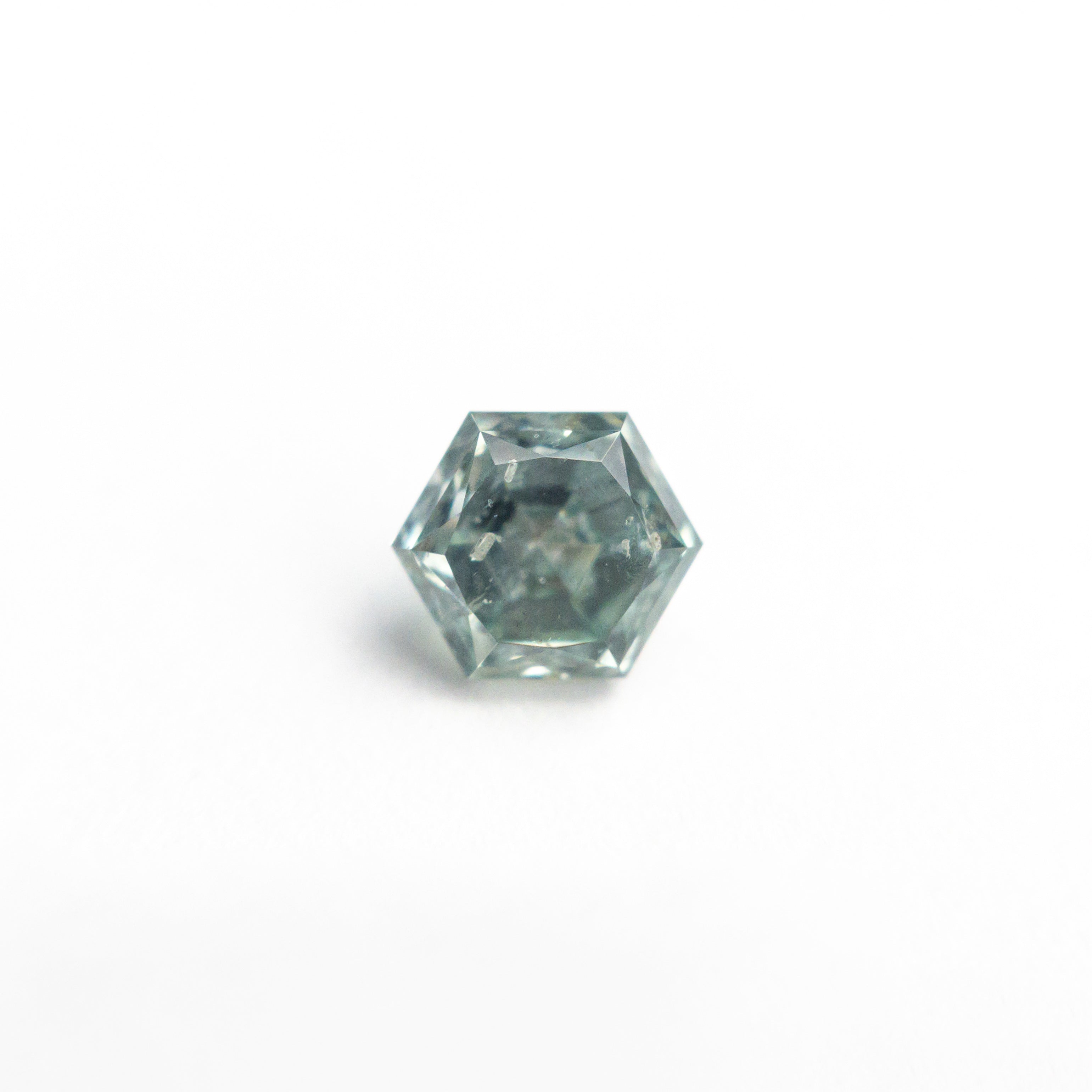 0.90ct 5.64x4.82x4.01mm Hexagon Brilliant Sapphire 23671 - 03 - Lelya - bespoke engagement and wedding rings made in Scotland, UK