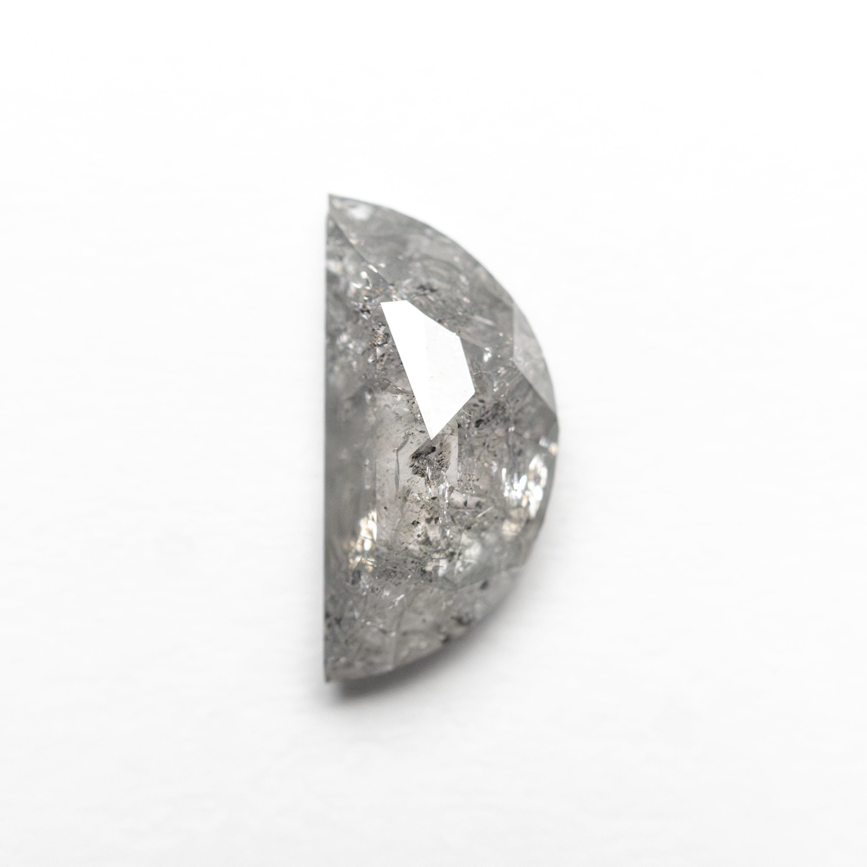 0.90ct 9.31x4.46x2.44mm Half Moon Rosecut 27545 - 09 - Lelya - bespoke engagement and wedding rings made in Scotland, UK