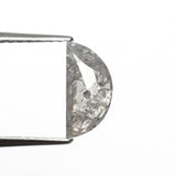 0.90ct 9.31x4.46x2.44mm Half Moon Rosecut 27545 - 09 - Lelya - bespoke engagement and wedding rings made in Scotland, UK