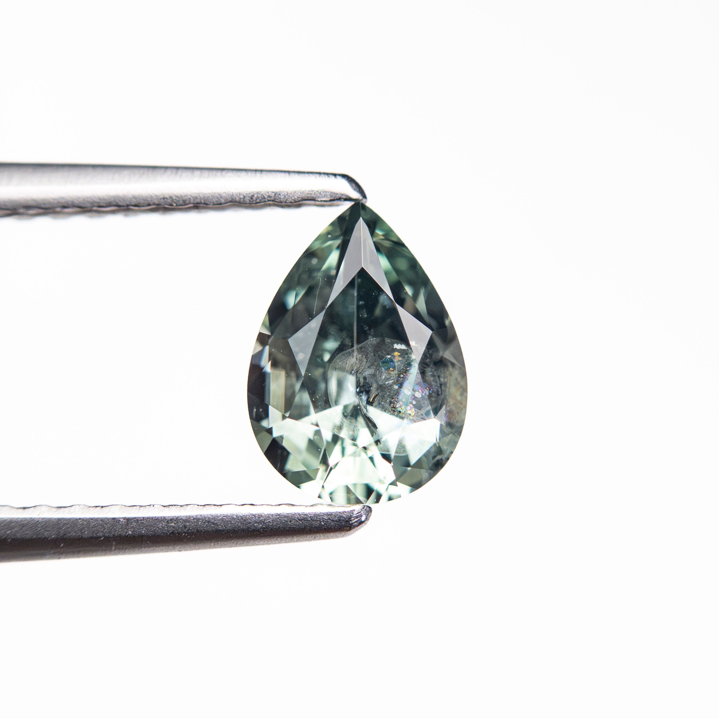 0.91ct 7.04x5.10x3.53mm Pear Brilliant Sapphire 26150-08 - Lelya - bespoke engagement and wedding rings made in Scotland, UK