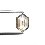 0.91ct 7.63x5.11x2.63mm Hexagon Rosecut 27537 - 36 - Lelya - bespoke engagement and wedding rings made in Scotland, UK