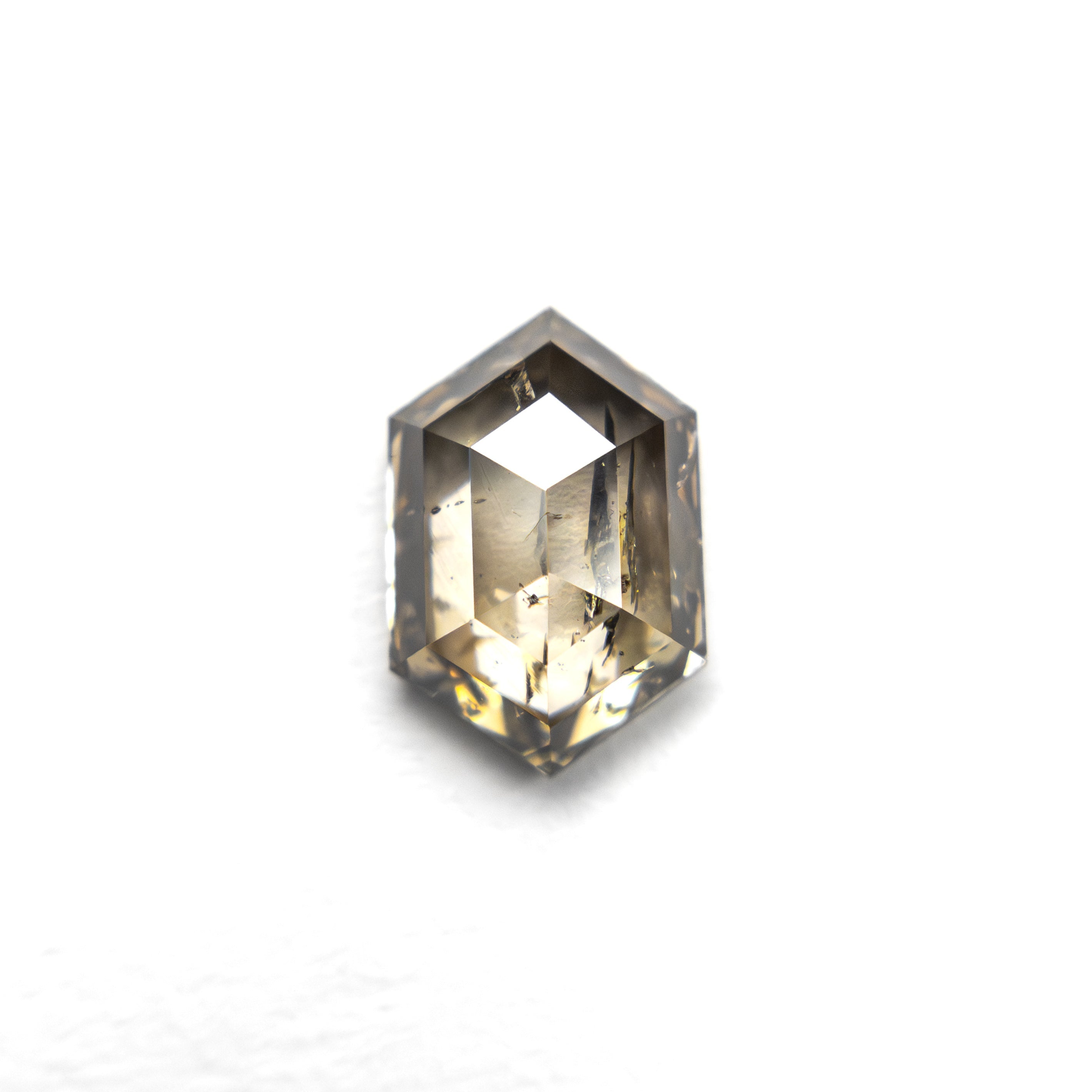 0.91ct 7.63x5.11x2.63mm Hexagon Rosecut 27537 - 36 - Lelya - bespoke engagement and wedding rings made in Scotland, UK