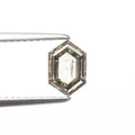 0.91ct 7.63x5.11x2.63mm Hexagon Rosecut 27537 - 36 - Lelya - bespoke engagement and wedding rings made in Scotland, UK