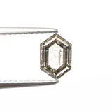 0.91ct 7.63x5.11x2.63mm Hexagon Rosecut 27537 - 36 - Lelya - bespoke engagement and wedding rings made in Scotland, UK