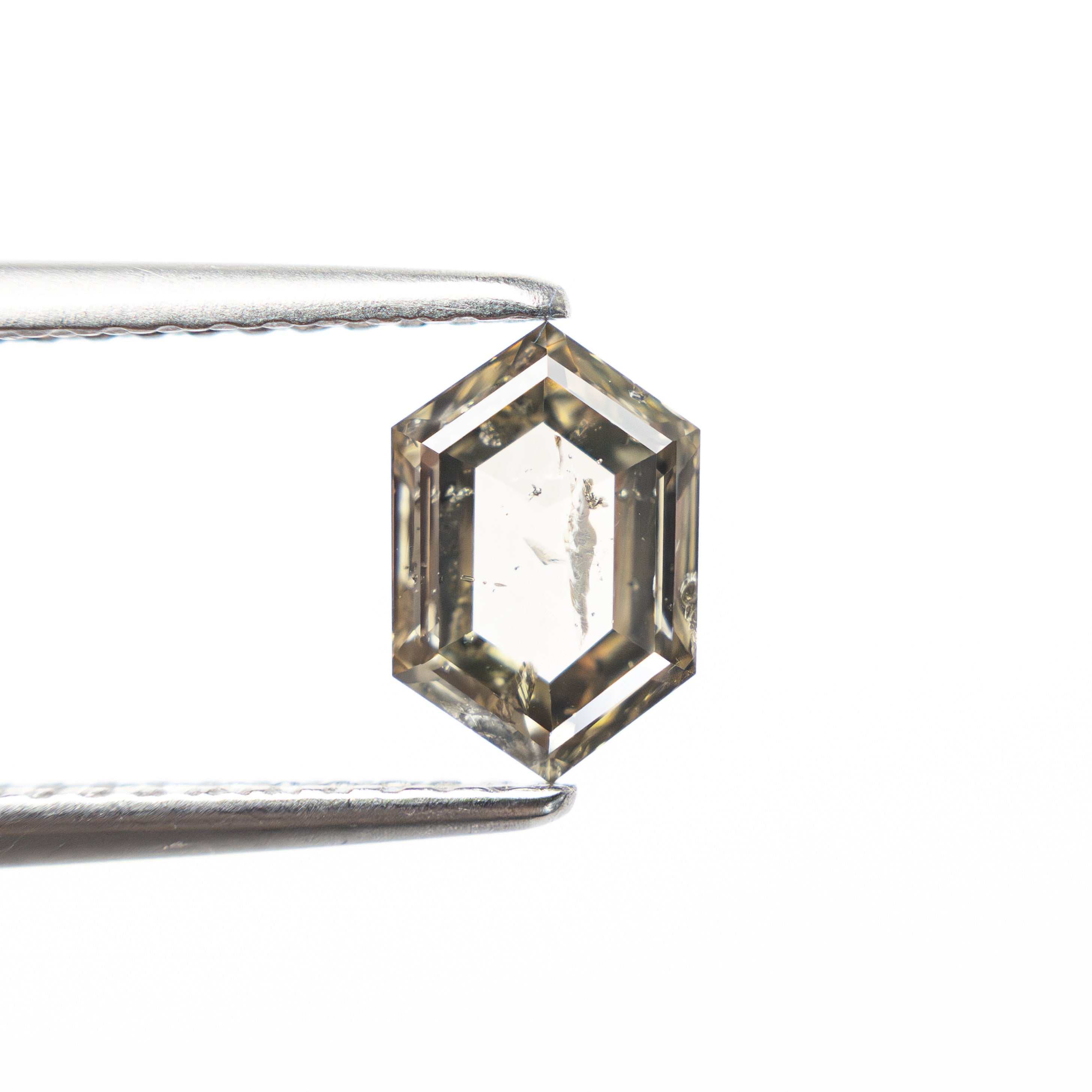 0.91ct 7.63x5.11x2.63mm Hexagon Rosecut 27537 - 36 - Lelya - bespoke engagement and wedding rings made in Scotland, UK