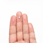 0.91ct 7.91x4.75x2.79mm Half Moon Rosecut 25458 - 24 - Lelya - bespoke engagement and wedding rings made in Scotland, UK
