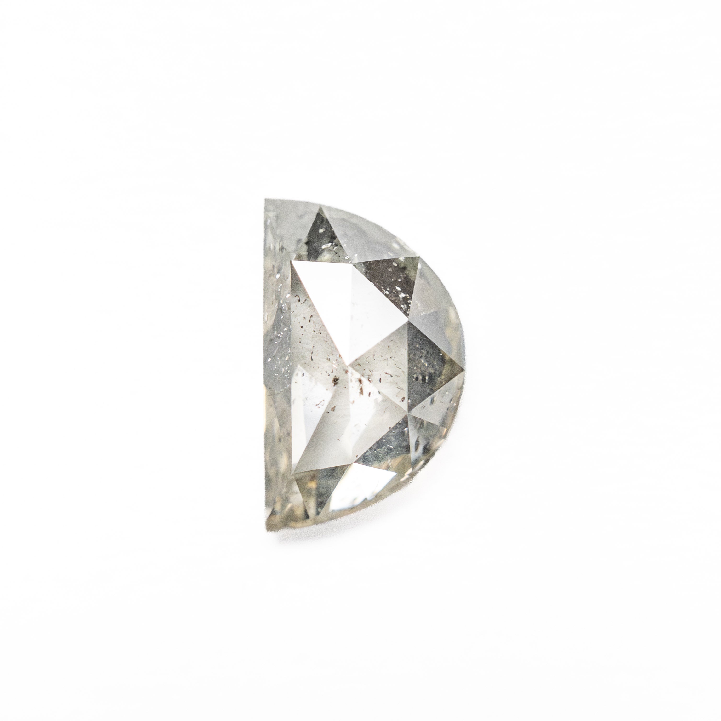 0.91ct 7.91x4.75x2.79mm Half Moon Rosecut 25458 - 24 - Lelya - bespoke engagement and wedding rings made in Scotland, UK