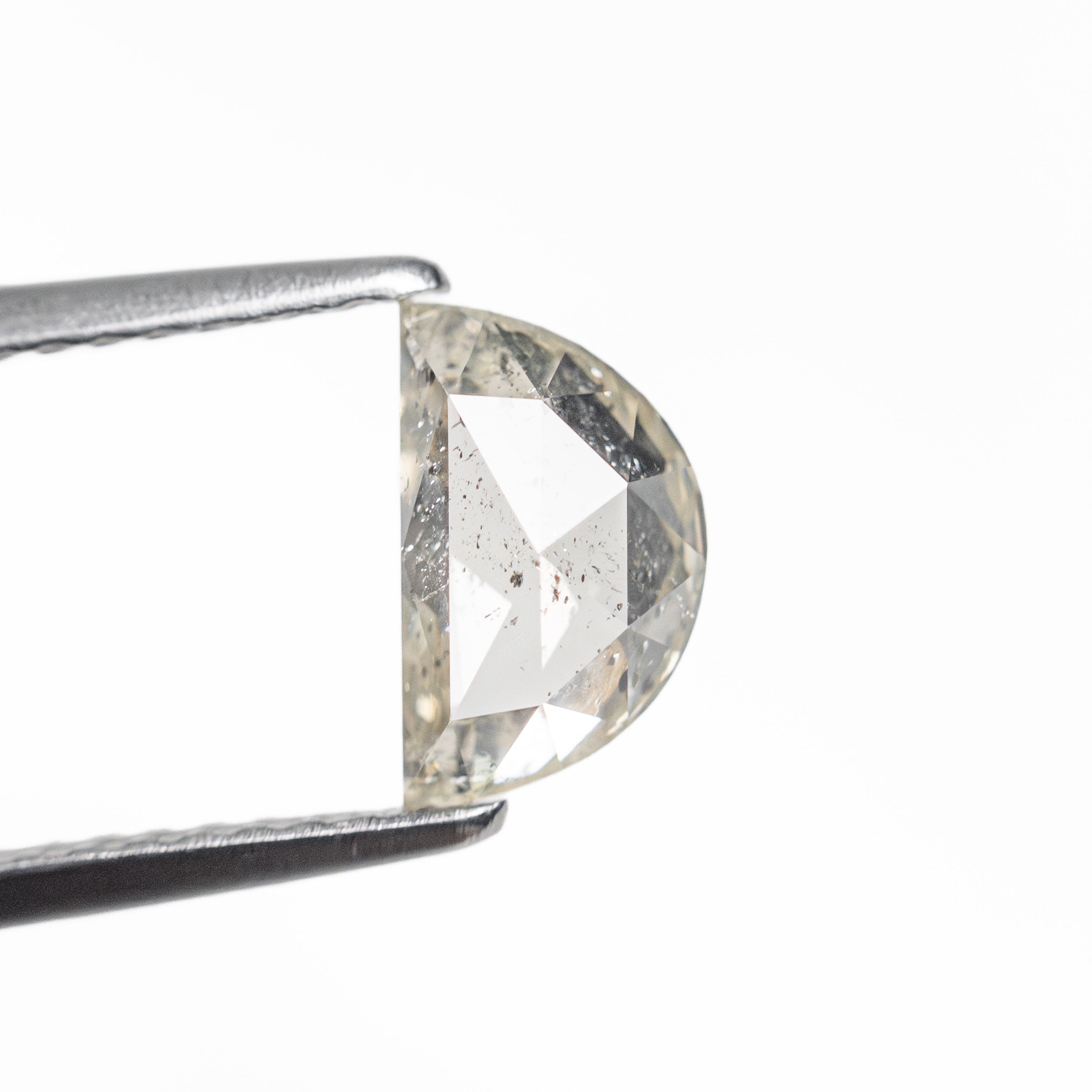 0.91ct 7.91x4.75x2.79mm Half Moon Rosecut 25458 - 24 - Lelya - bespoke engagement and wedding rings made in Scotland, UK