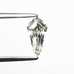 0.91ct 9.95x5.23x2.88mm SI1 K Shield Step Cut 25955 - 01 - Lelya - bespoke engagement and wedding rings made in Scotland, UK