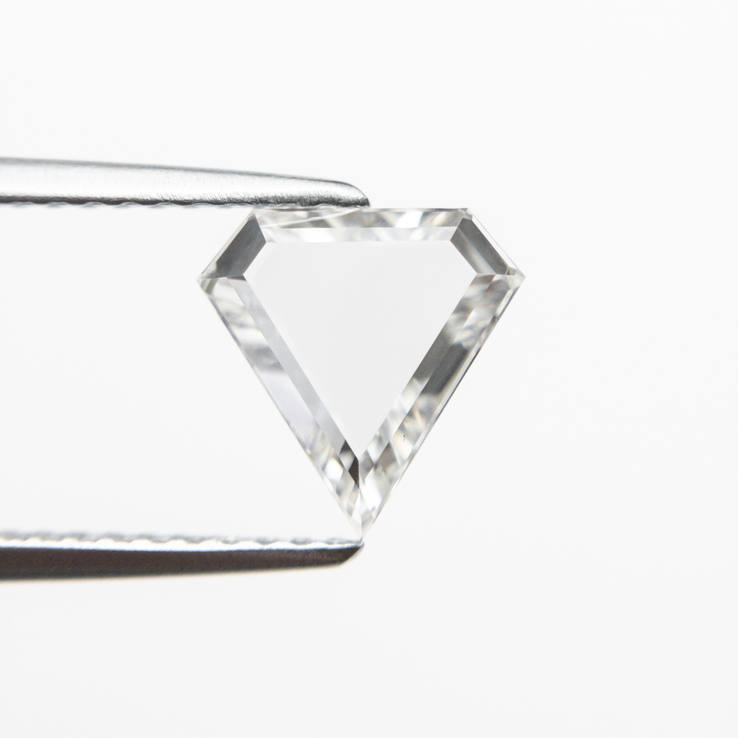 0.92ct 8.17x8.10x1.80mm VS1 G Shield Portrait Cut 19854 - 06 - Lelya - bespoke engagement and wedding rings made in Scotland, UK