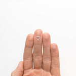 0.92ct 8.17x8.10x1.80mm VS1 G Shield Portrait Cut 19854 - 06 - Lelya - bespoke engagement and wedding rings made in Scotland, UK