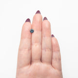 0.93ct 6.00x5.98x3.65mm Round Brilliant Sapphire 26526-12 - Lelya - bespoke engagement and wedding rings made in Scotland, UK