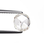 0.94ct 6.92x6.20x2.29mm I2 J Round Rosecut 27066 - 03 - Lelya - bespoke engagement and wedding rings made in Scotland, UK