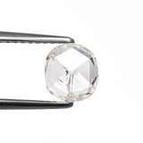 0.94ct 6.92x6.20x2.29mm I2 J Round Rosecut 27066 - 03 - Lelya - bespoke engagement and wedding rings made in Scotland, UK