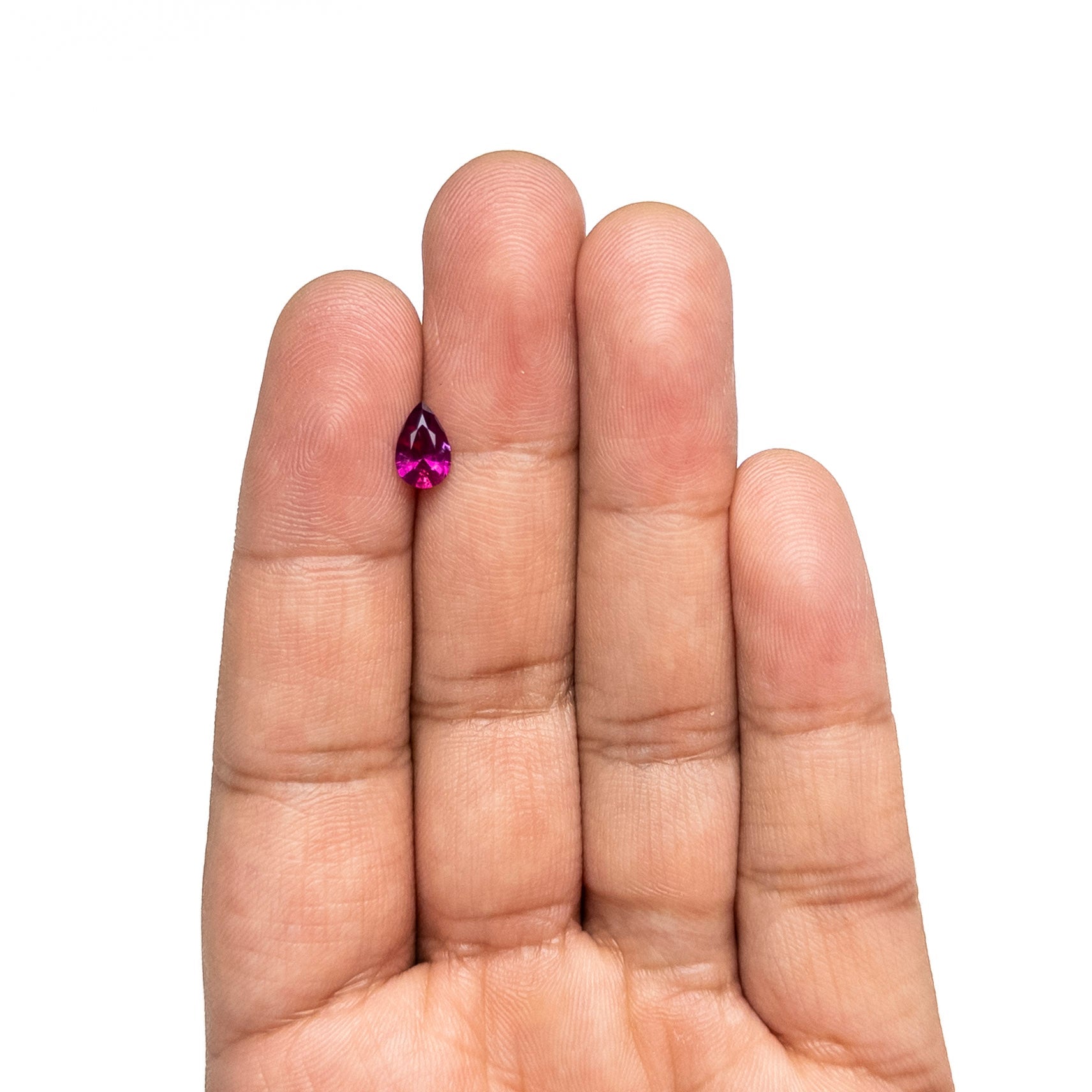 0.94ct 8.01x5.18x3.22mm Pear Brilliant Sapphire 27956 - 06 - Lelya - bespoke engagement and wedding rings made in Scotland, UK