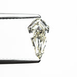 0.95ct 9.89x5.22x2.99mm SI1 L Shield Step Cut 25955 - 02 - Lelya - bespoke engagement and wedding rings made in Scotland, UK