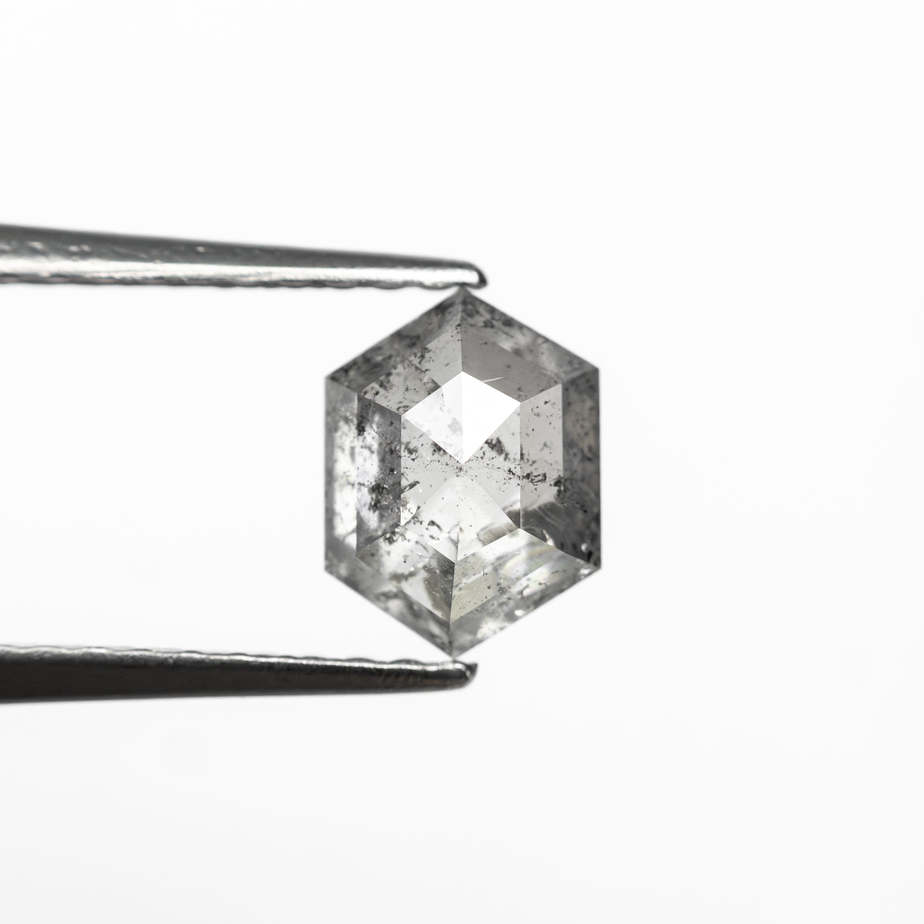0.96ct 6.77x5.05x3.33mm Hexagon Rosecut 27538 - 06 - Lelya - bespoke engagement and wedding rings made in Scotland, UK