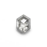 0.96ct 6.77x5.05x3.33mm Hexagon Rosecut 27538 - 06 - Lelya - bespoke engagement and wedding rings made in Scotland, UK