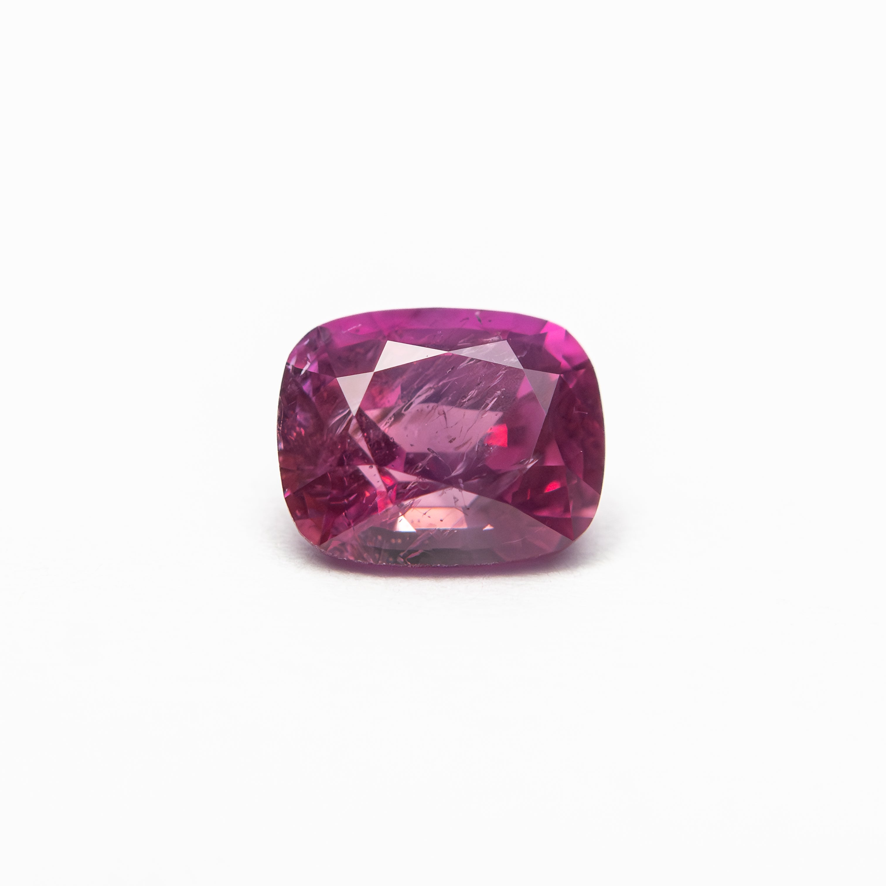 0.97ct 6.07x4.95x3.65mm Cushion Brilliant Sapphire 27955 - 29 - Lelya - bespoke engagement and wedding rings made in Scotland, UK