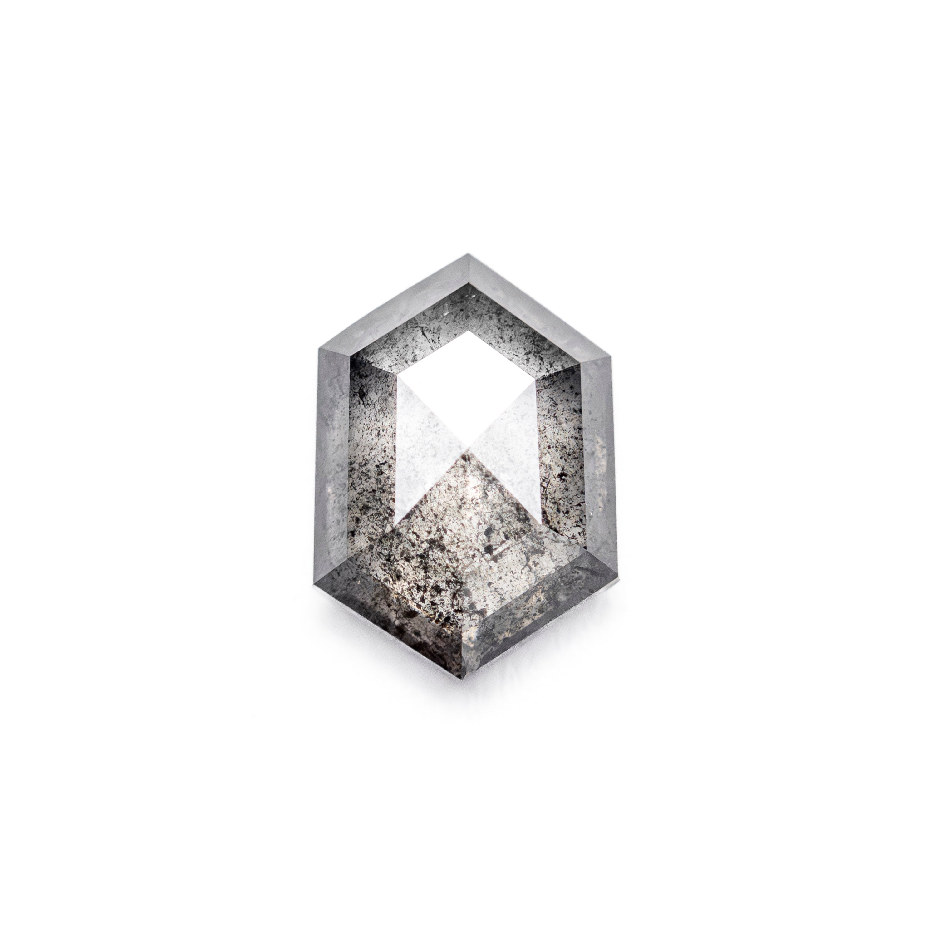 0.97ct 7.65x5.39x2.59mm Hexagon Rosecut 27539 - 37 - Lelya - bespoke engagement and wedding rings made in Scotland, UK
