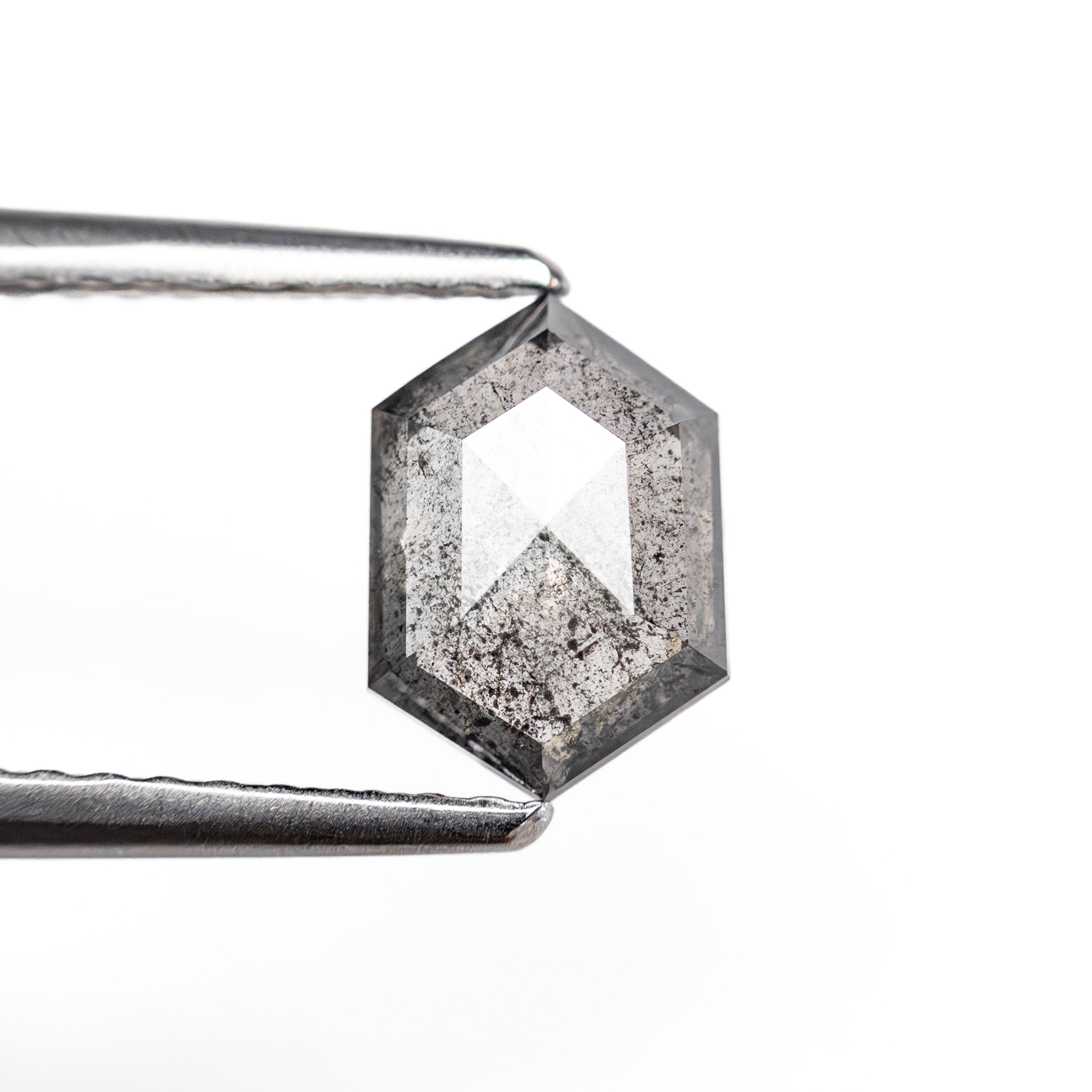 0.97ct 7.65x5.39x2.59mm Hexagon Rosecut 27539 - 37 - Lelya - bespoke engagement and wedding rings made in Scotland, UK