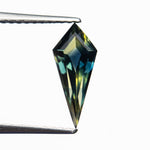 0.99ct 11.62x4.92x3.08mm Kite Step Cut Sapphire 27713-01 - Lelya - bespoke engagement and wedding rings made in Scotland, UK