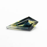 0.99ct 11.62x4.92x3.08mm Kite Step Cut Sapphire 27713-01 - Lelya - bespoke engagement and wedding rings made in Scotland, UK