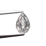 0.99ct 7.71x5.08x3.02mm Pear Double Cut 27223-22 - Lelya - bespoke engagement and wedding rings made in Scotland, UK
