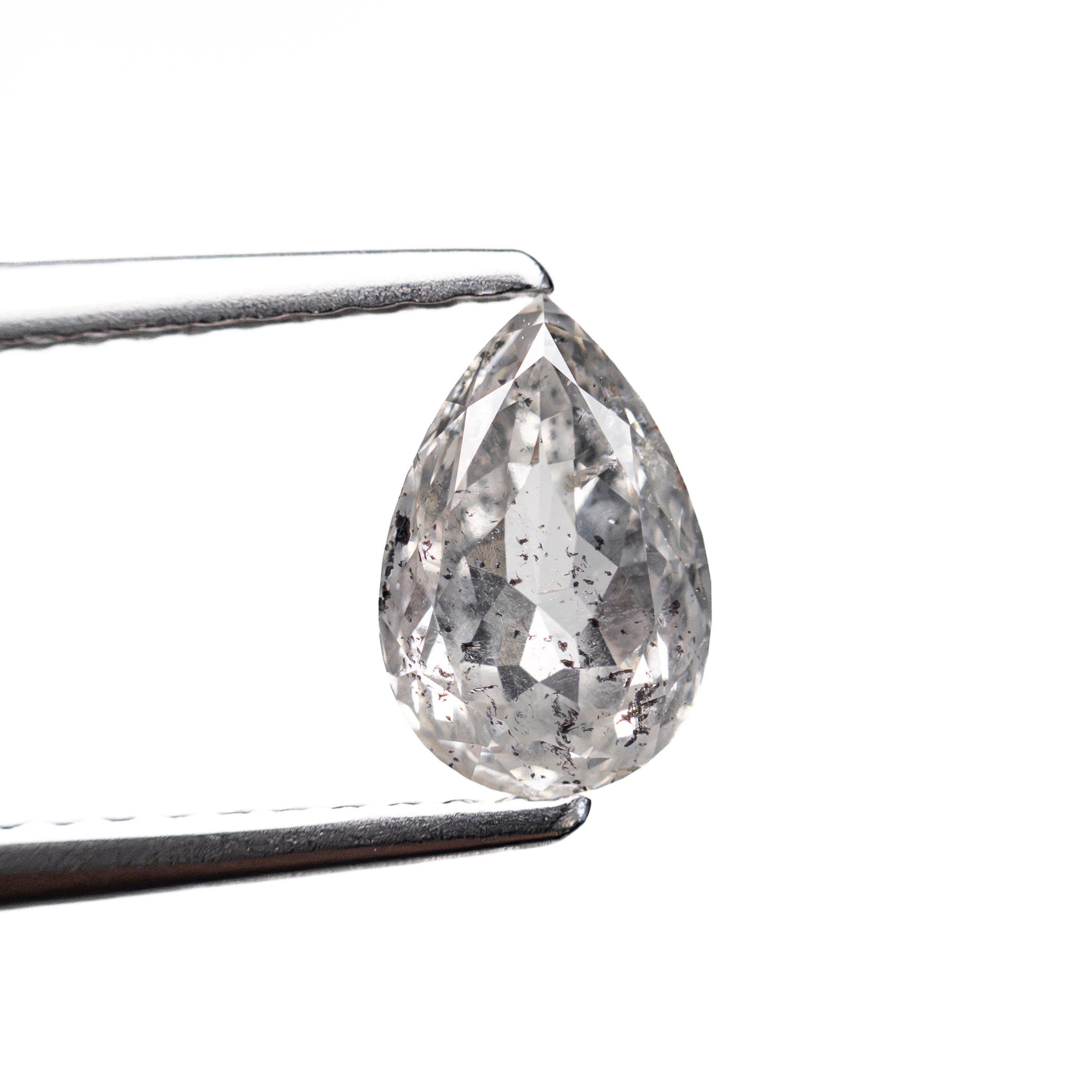 0.99ct 7.71x5.08x3.02mm Pear Double Cut 27223-22 - Lelya - bespoke engagement and wedding rings made in Scotland, UK