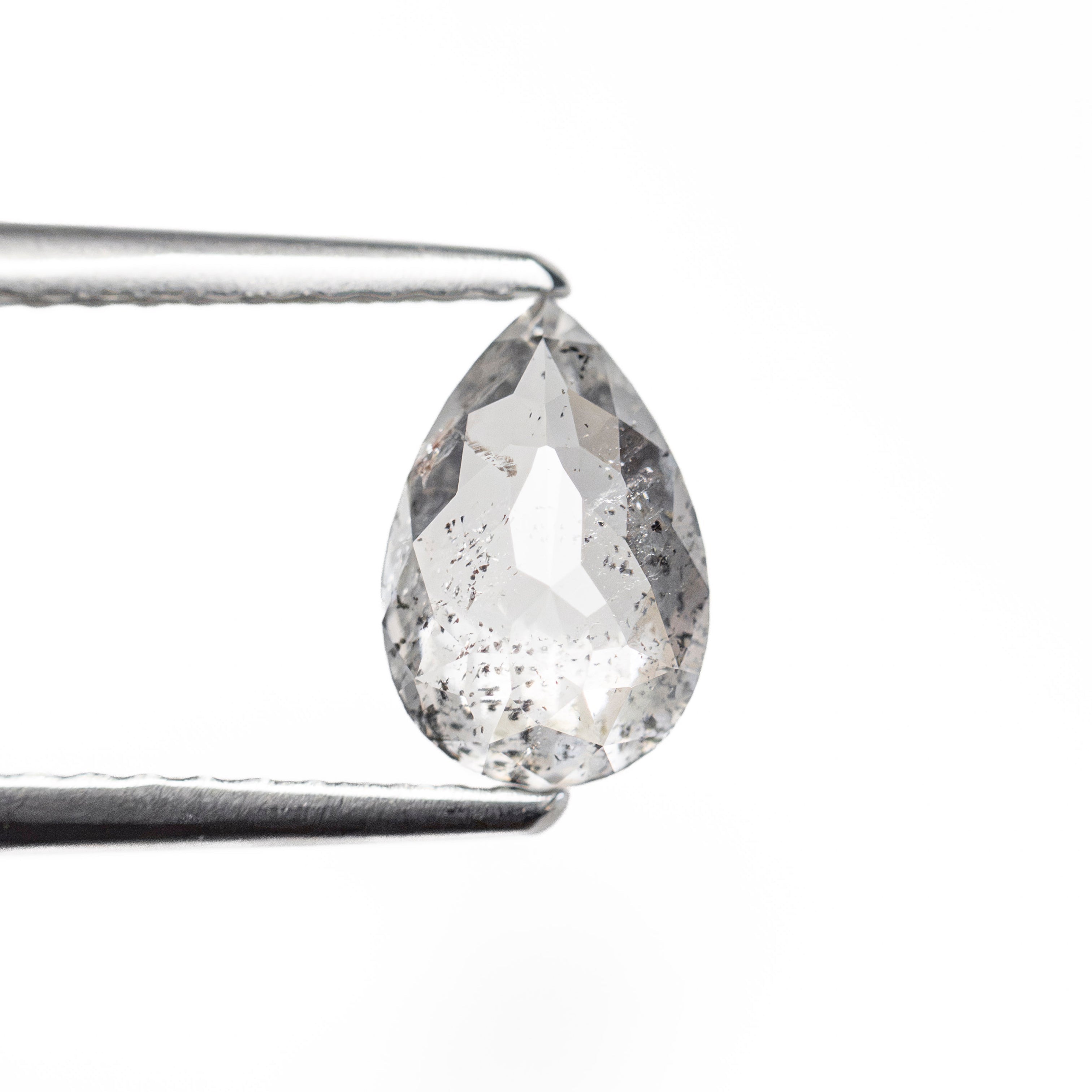 0.99ct 7.71x5.08x3.02mm Pear Double Cut 27223-22 - Lelya - bespoke engagement and wedding rings made in Scotland, UK