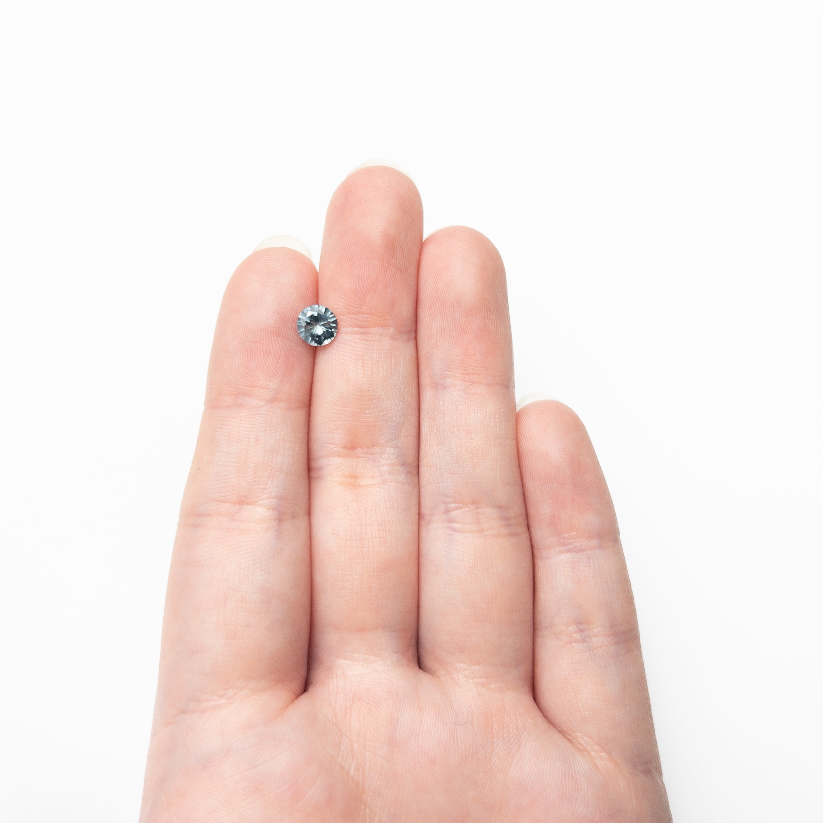 1.00ct 6.07x6.04x3.74mm Round Brilliant Sapphire 26141 - 23 - Lelya - bespoke engagement and wedding rings made in Scotland, UK