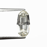 1.00ct 9.15x4.51x2.88mm GIA VVSI K Geo Oval Step Cut 28330-01 - Lelya - bespoke engagement and wedding rings made in Scotland, UK