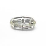 1.00ct 9.15x4.51x2.88mm GIA VVSI K Geo Oval Step Cut 28330-01 - Lelya - bespoke engagement and wedding rings made in Scotland, UK