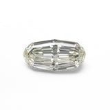 1.00ct 9.15x4.51x2.88mm GIA VVSI K Geo Oval Step Cut 28330-01 - Lelya - bespoke engagement and wedding rings made in Scotland, UK