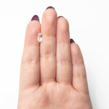 1.00ct 9.15x4.51x2.88mm GIA VVSI K Geo Oval Step Cut 28330-01 - Lelya - bespoke engagement and wedding rings made in Scotland, UK
