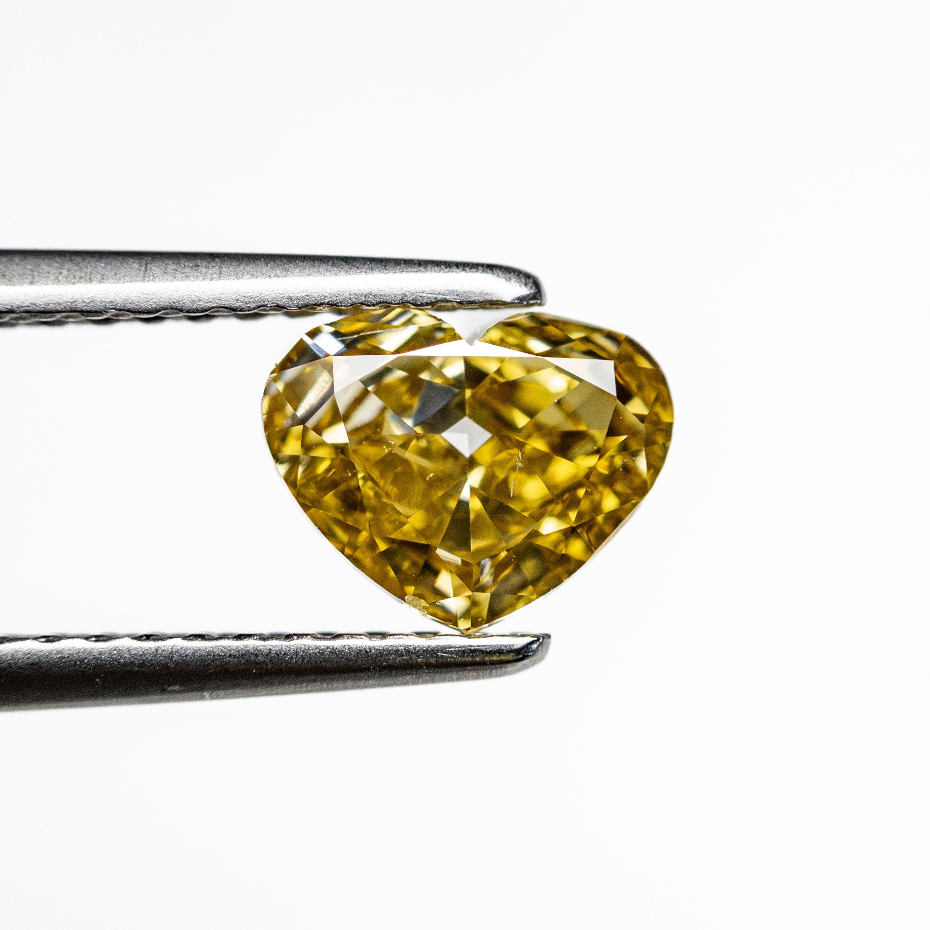 1.01ct 5.68x7.23x3.10mm GIA SI1 Fancy Deep Brownish Yellow Heart Brilliant 28350-01 - Lelya - bespoke engagement and wedding rings made in Scotland, UK