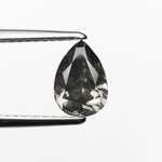 1.01ct 7.83x5.42x3.38mm Fancy Dark Grey Pear Brilliant 19913 - 01 - Lelya - bespoke engagement and wedding rings made in Scotland, UK