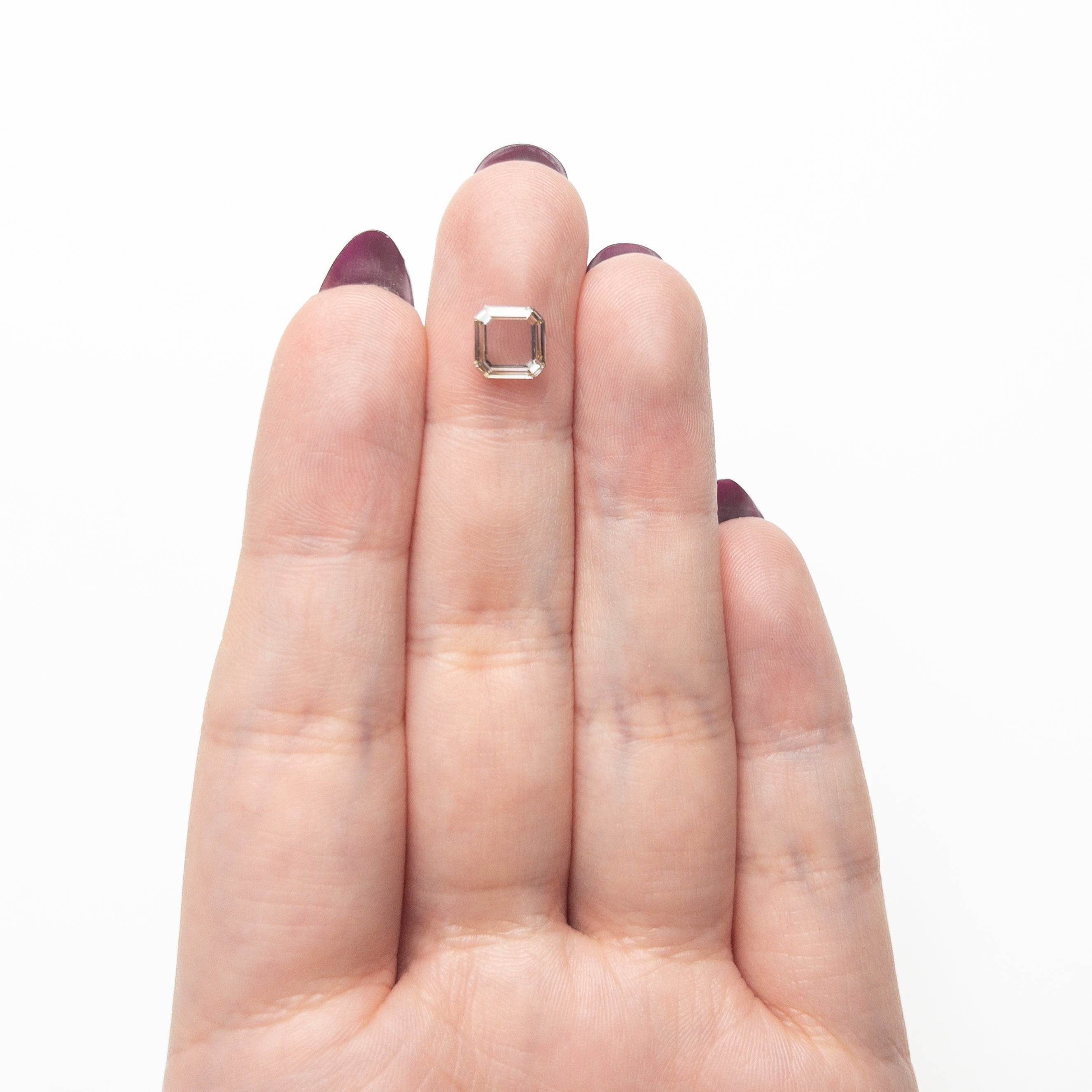 1.02ct 6.62x6.57x1.73mm VSI Q-R Cut Corner Rectangle Portrait Cut 28326-01 - Lelya - bespoke engagement and wedding rings made in Scotland, UK