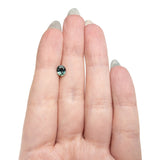 1.03ct 6.46x5.55x3.47mm Oval Brilliant Sapphire 26161-01 - Lelya - bespoke engagement and wedding rings made in Scotland, UK