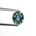 1.03ct 6.46x5.55x3.47mm Oval Brilliant Sapphire 26161-01 - Lelya - bespoke engagement and wedding rings made in Scotland, UK