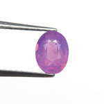 1.03ct 6.78x5.22x3.35mm Oval Brilliant Sapphire 28248-01 - Lelya - bespoke engagement and wedding rings made in Scotland, UK