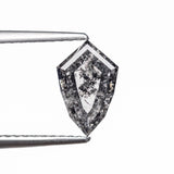 1.03ct 9.39x5.98x2.70mm Shield Step Cut 🇨🇦 27581 - 01 - Lelya - bespoke engagement and wedding rings made in Scotland, UK