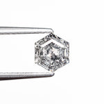 1.04ct 6.40x5.60x3.76mm Hexagon Step Cut 🇨🇦 27643 - 01 - Lelya - bespoke engagement and wedding rings made in Scotland, UK